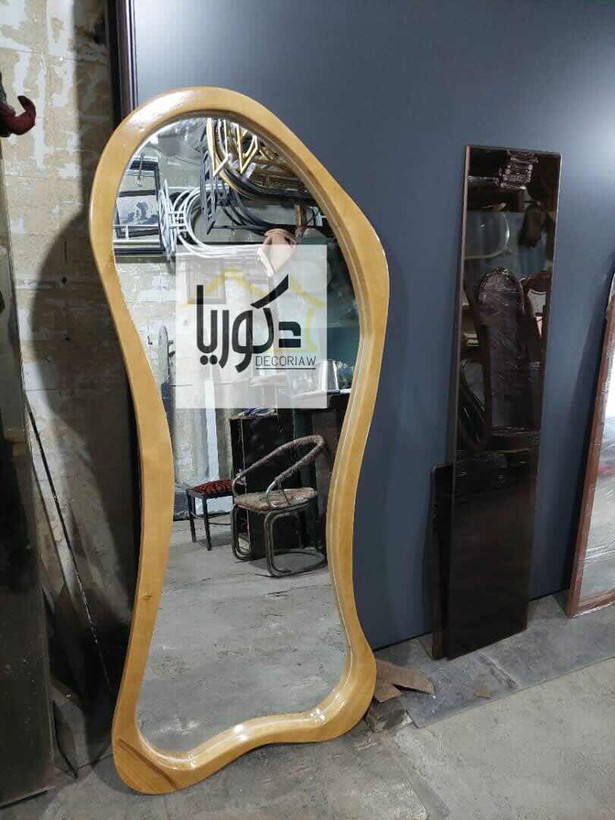آینه دفورمه مدرن چوب روس کد ۰۰۲