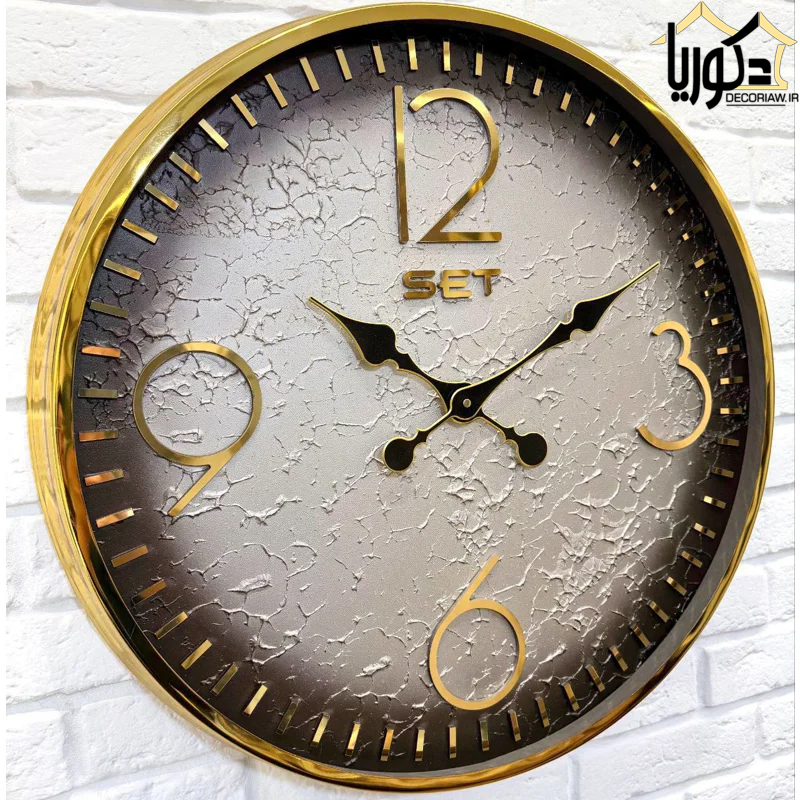 ساعت دیواری فلزی ست / set کد ۱۰۷
