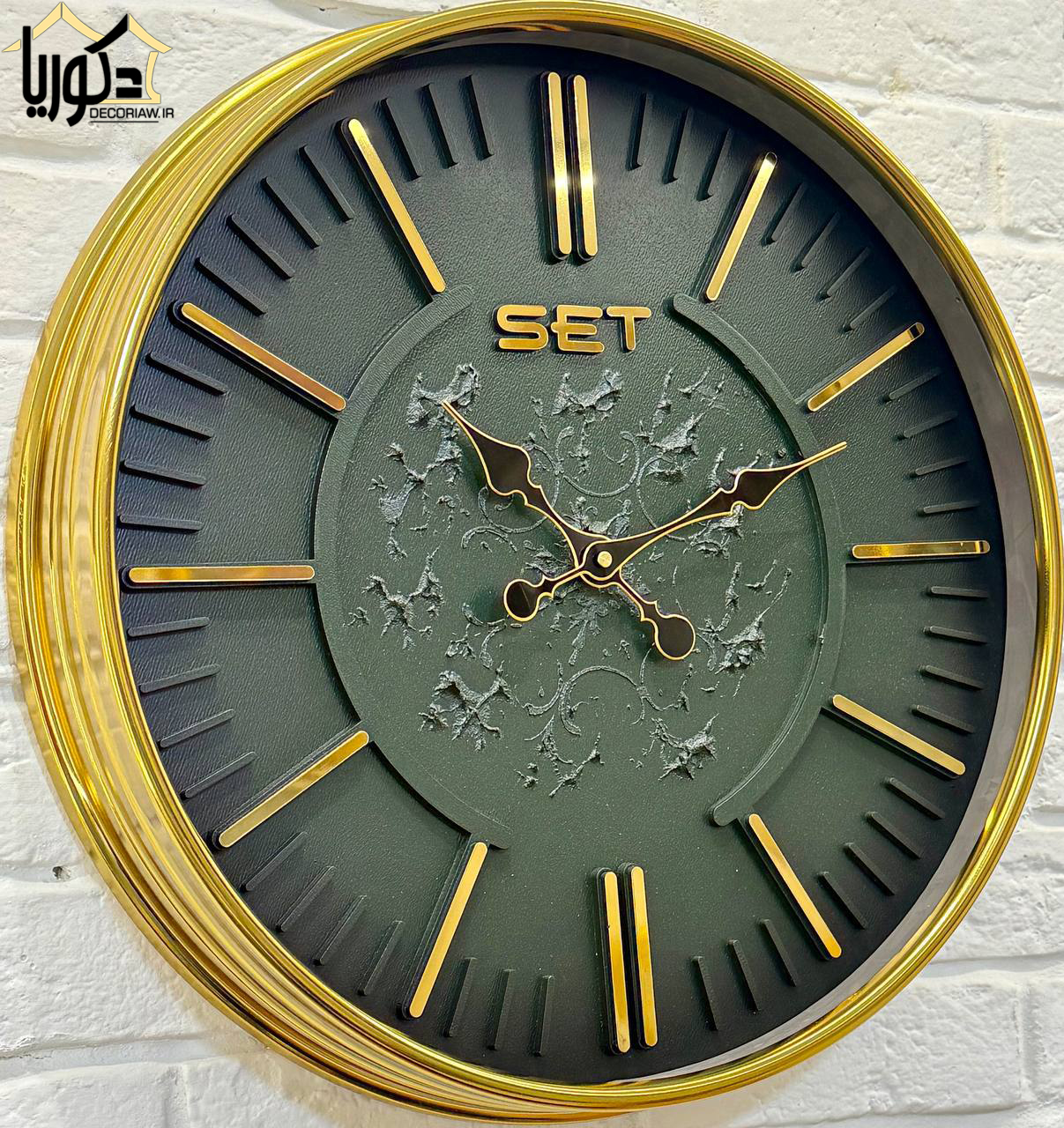 ساعت دیواری فلزی SET قطر ۵۰ کد ۹۰۰